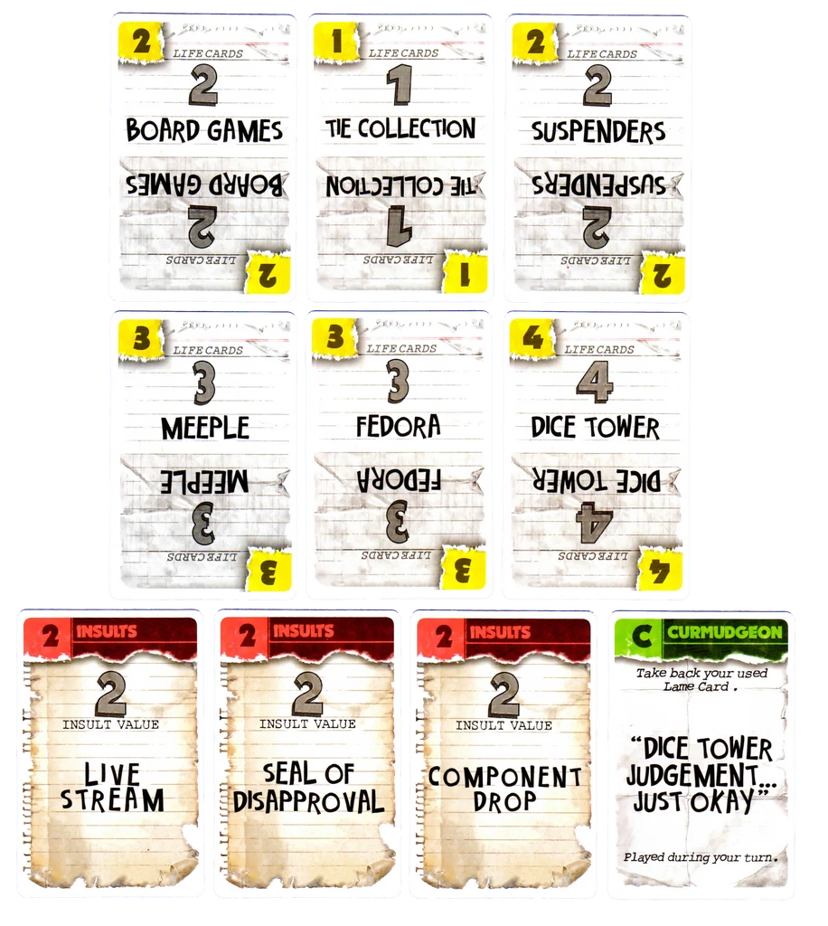 Curmudgeon: Dice Tower 2021 Promo Pack 3 Curmudgeon: Dice Tower 2021 Promo Pack