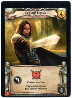 Hero Realms: Captain Koska Promo Card