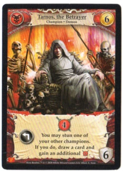 Hero Realms: Tarnos The Betrayer Promo Card