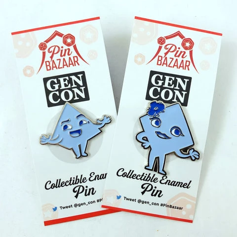 The Dice Tower - Gen Con 2019 Enamel Pins: Mandi And Suzanne