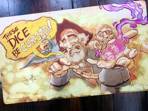 The Dice Tower - Pirate Playmat 3 The Dice Tower - Pirate Playmat
