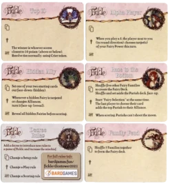 Fickle: Decree Rules Promo Cards