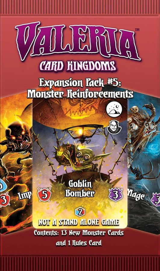Valeria: Card Kingdoms – Expansion Pack #05: Monster Reinforcements 3 Valeria: Card Kingdoms – Expansion Pack #05: Monster Reinforcements