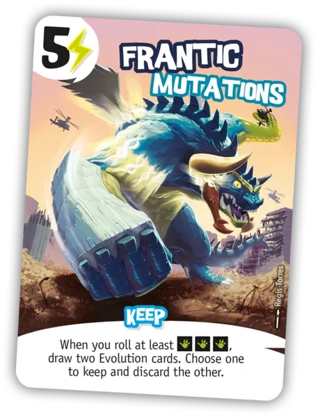 King Of Tokyo: Frantic Mutations Promo Card 3 King Of Tokyo: Frantic Mutations Promo Card