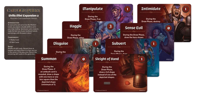 Cartographers Heroes - Skills Mini Expansion